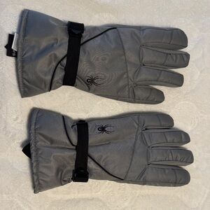 Spyder Gray Winter Gloves L/XL